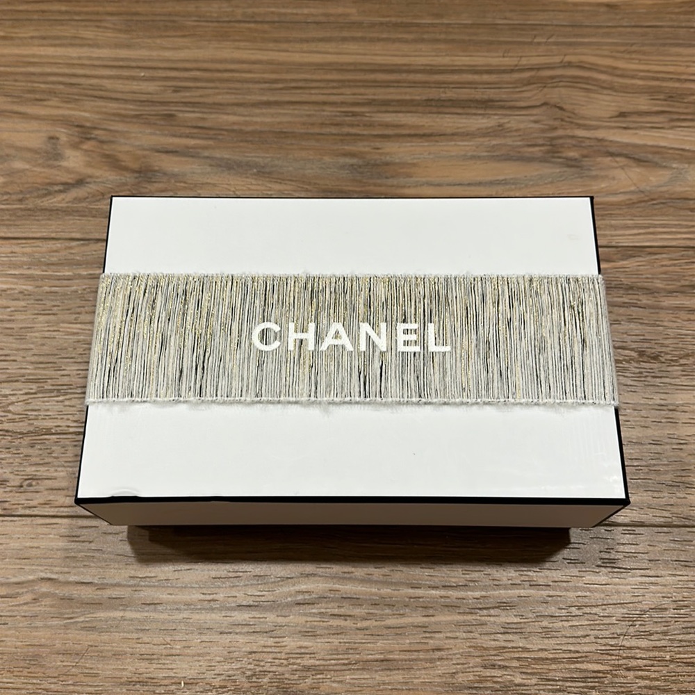 NEW Chanel Empty Box with Tweed Ribbon